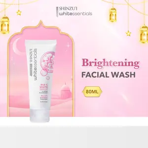 Shinzui WHITEssentials Double Brightening Facial Wash Snow Mushroom 80ml | Sabun Cuci Muka Mencerahkan dengan Niacinamide