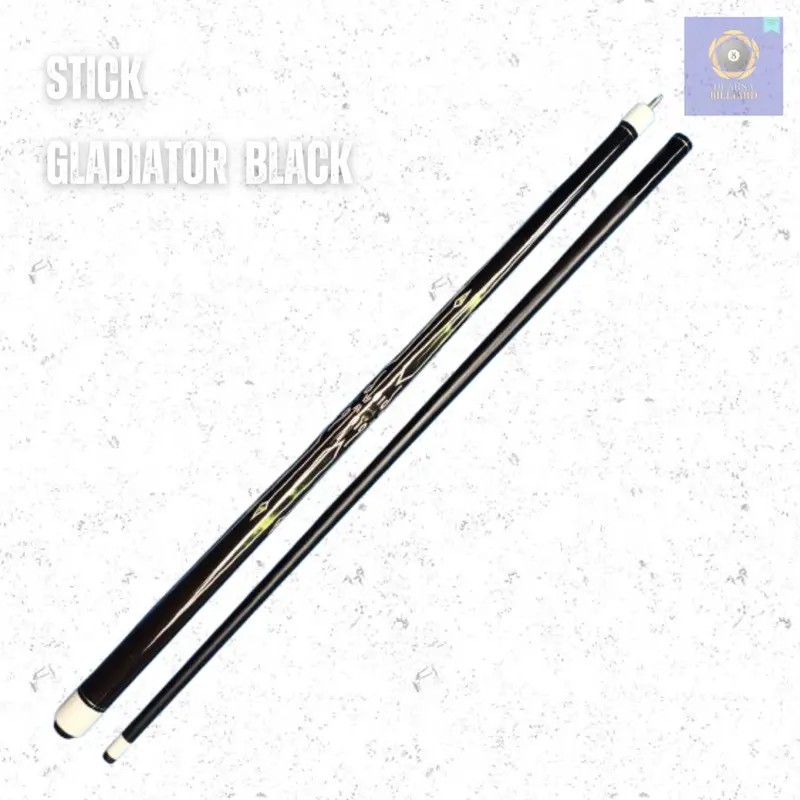 Stick Billiard Gladiator Black - Wood Cue - Gladiator Black Cue 8