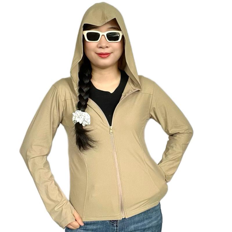 Áo khoác nữ thun lạnh 4 túi | 1 cái 79K – Combo 2 chỉ 149k