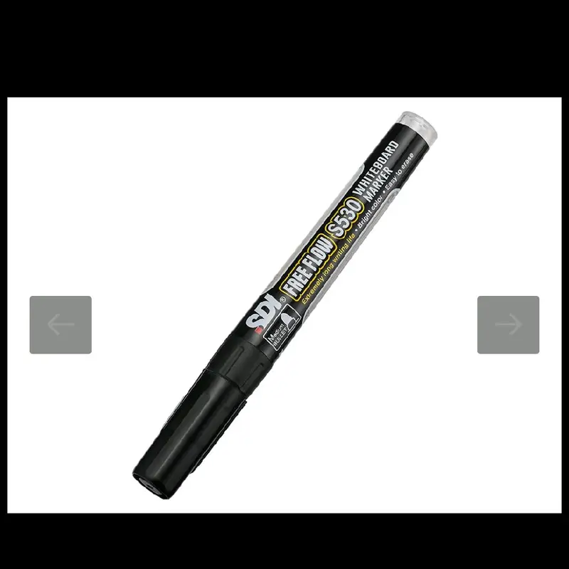SPIDOL WHITEBOARD MARKER / SPIDOL BOARDMARKER / SPIDOL PAPAN TULIS / SPIDOL BISA DIHAPUS MERK SDI FREEFLOW S530 GRATIS 1 REFILL WARNA HITAM, BIRU DAN MERAH 6