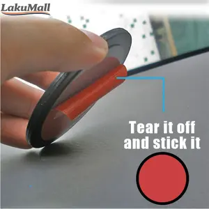 Car Suction Cup Adhesive Pad 80mm Sticky Sucker Disc Untuk Dashboard HP GPS Mount Dash Camera Windshield Holder