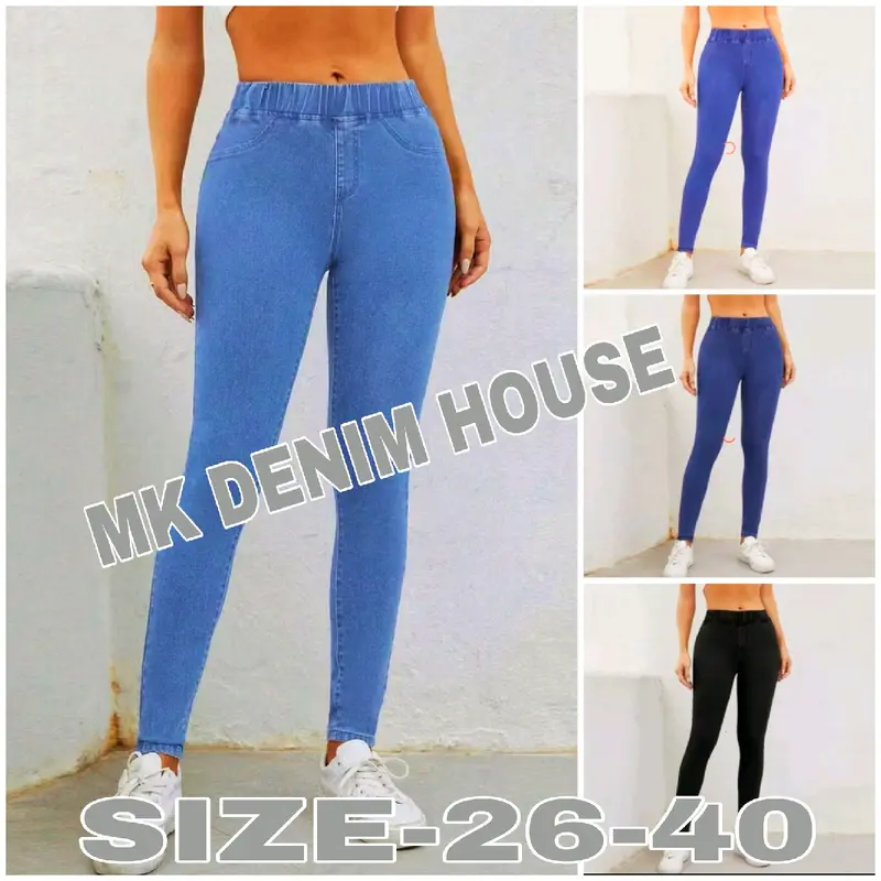 Womens Jeggings Stretchable Slimfit Waist Jeans Getah Pinggang - TikTok ...