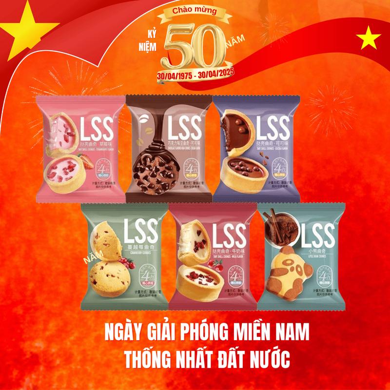 [Mua từ 1kg TẶNG QUÀ] Bánh quy bơ sữa socola LSS COMBO mix 6 vị,đồ ăn vặt Ăn Vặt Sô Cô La Chocolate cookie Quà biếu tặng
