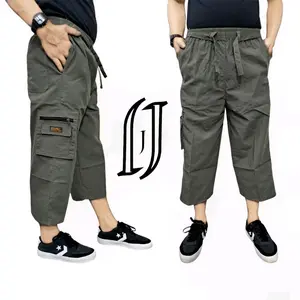 Celana Sirwal Pria Muslim Dewasa Pangsi Kantong Cargo Gemblok