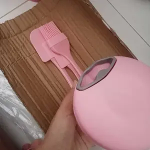 Spatula set silicone isi 3 pcs/Alat baking 1 set isi 3 pcs/ Peralatan backing bahan Silikon