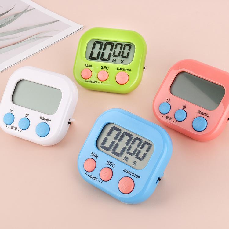 TD_Đồng Hồ Đếm Ngược Điện Tử Mini Màn Hình LCD Lớn Có Nam Châm Hẹn Giờ Nấu Ăn Học Tập Làm Việc Tập Thể Dục Quản Lý Thời Gian