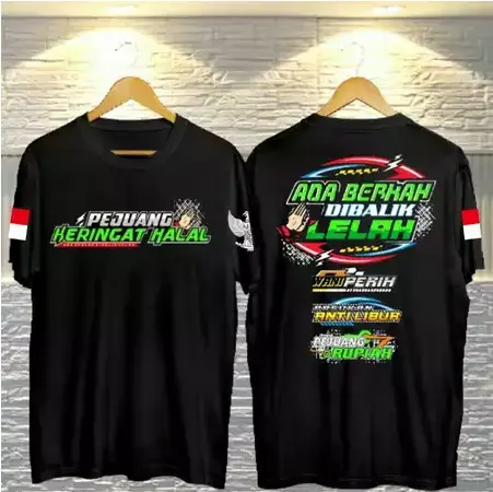 KAOS TSHITR BAJU DISTRO PEJUANG KERINGAT HALAL 0