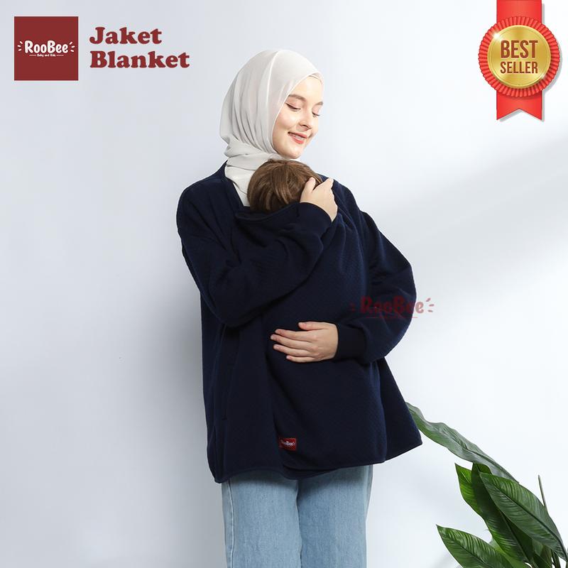 Jaket Blanket Ibu & Bayi - Blanket Bayi - Selimut Bayi Multifungsi 2