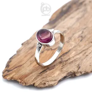 Cincin Natural Ruby Mozambique Perak Asli 925 Jawan Mozaloza