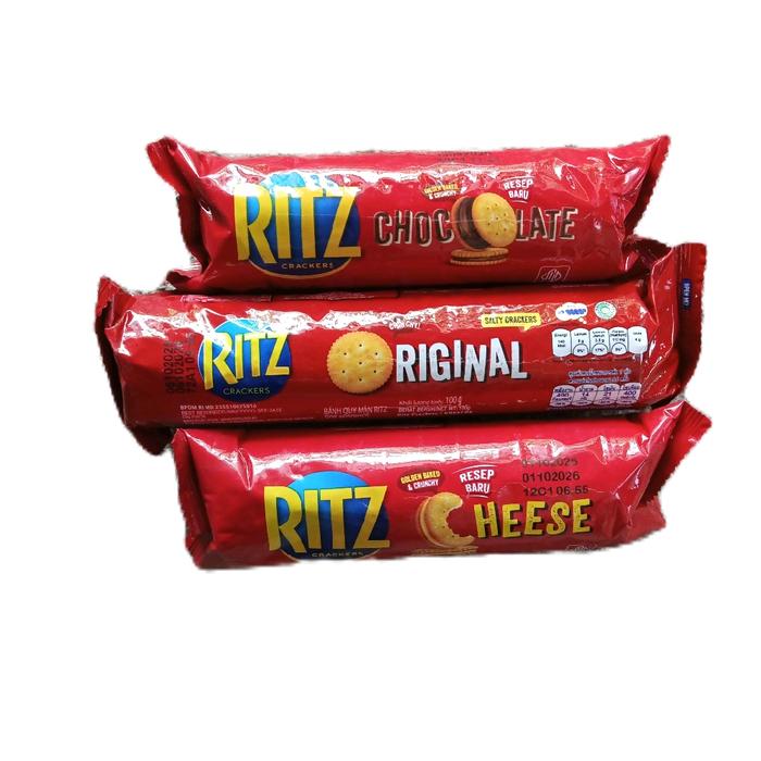 Jual RITZ CRACKERS BISKUIT ROLL CREAM RASA CHOCOLATE | ORIGINAL NETTO ...
