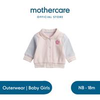 Gambar Mothercare Pink Varsity Jacket - Jaket Bayi Perempuan (Multi) - Up to 1 Month dari Mothercare Indonesia Kab. Karawang 1 Tokopedia