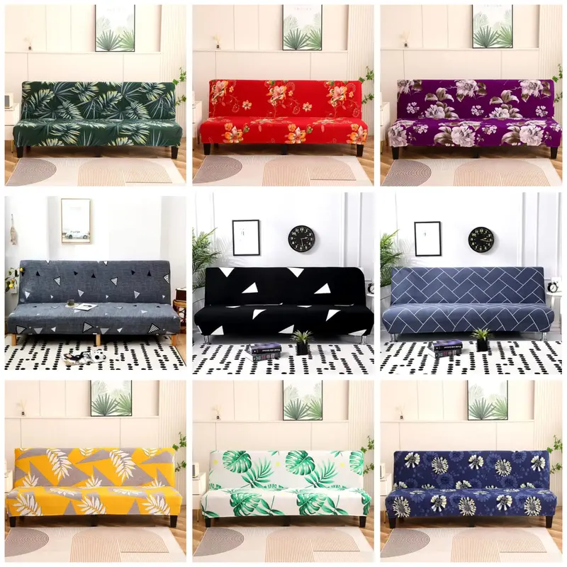Elastic Cover Sofa Bed Size: M n L / Penutup Sarung Sofa Bed Pattern Modern Menarik 0