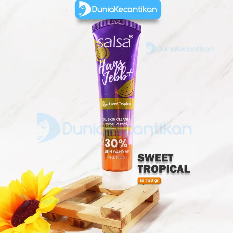 NEW! SALSA Hans Jebb+ Gel Peeling  150ML Skin Cleanser Exfoliating Gel Scrub Perontok Daki & Ketiak Hitam Melembutkan Mencerahkan 6