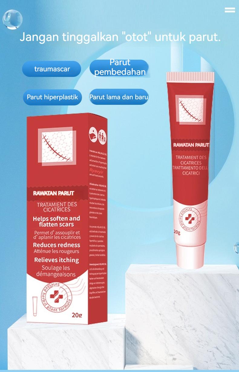 【COD】Krim Perbaiki Bekas Lahir & Parut - Memperbaiki dan Menyembuhkan Tato, Parut, dan Luka Jahitan Operasi - 20g