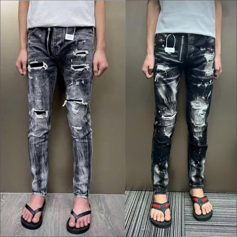 Quần jean nam đen , xám đê quyy bảng 4 cúc mix khóa lệch trẻ trung cá tính mẫu mới-TRÚC ANH SHOP