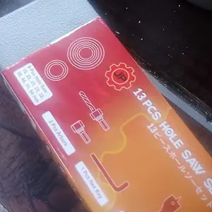 Hole Saw Kit 13 Pcs Mata Bor Pelubang Pipa Hidroponik / Kayu 1 Set