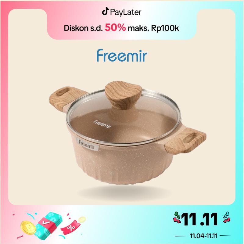 [NEW MEGA SALE] freemir 20 cm Stockpot Wokpan Premium Granit - Shop ...