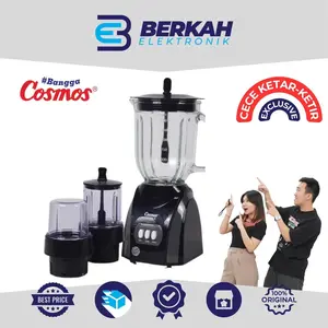 [COD]  [ EXCLUSIVE PROMO CECE KETAR KETIR ]  COSMOS BLENDER CB282G / CB-282G / CB 282G (KACA / 2 LITER) GARANSI RESMI