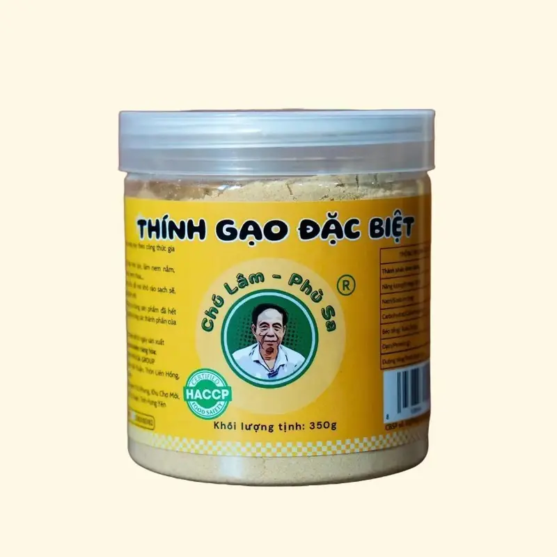 Thính Gạo Đặc Biệt Chú Lâm - Phù Sa 350g An Toàn Vệ Sinh Thực Phẩm 0