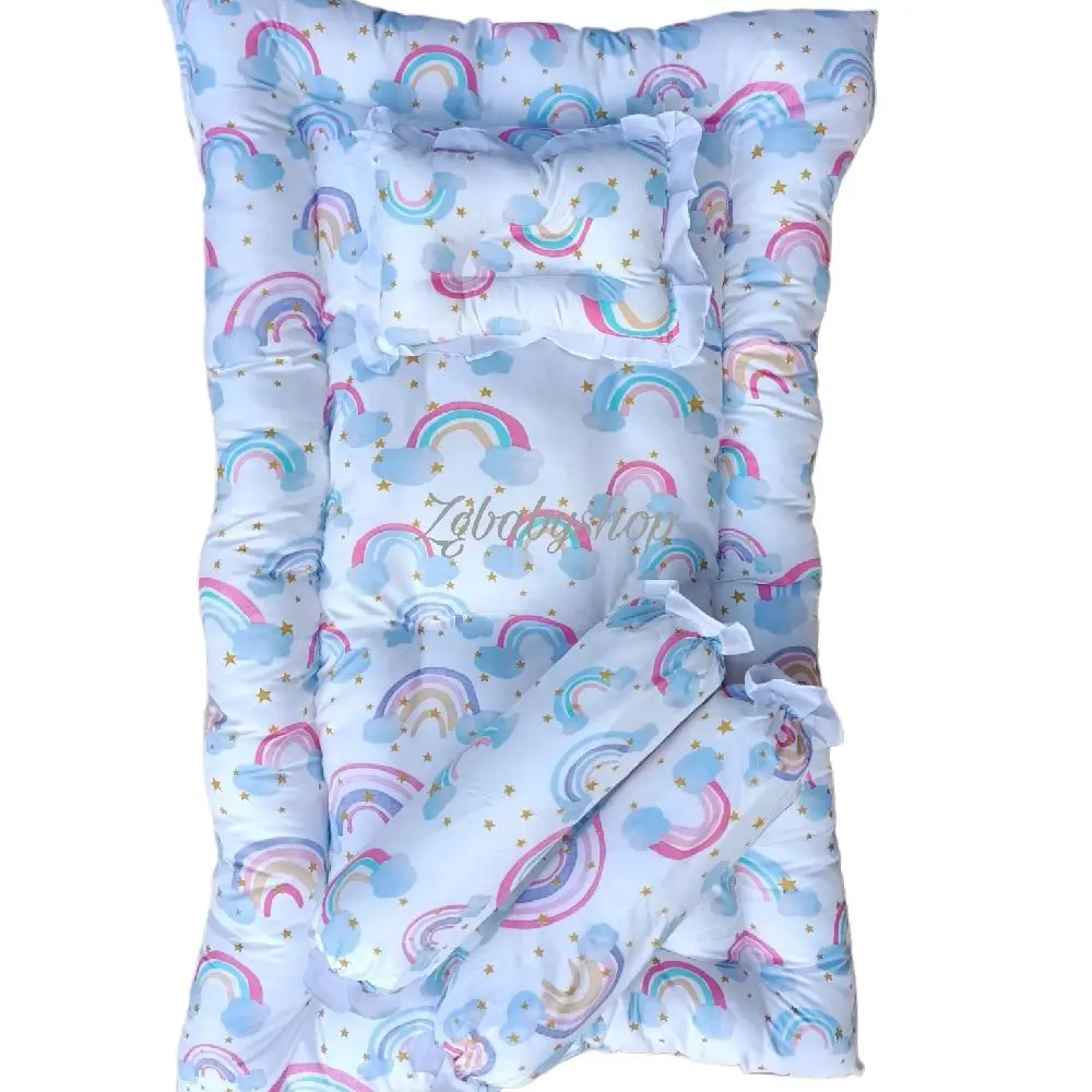 5in1 Canadian cotton Jumbo Cribset | Comforter set | Pillow set | Baby Mattress | Baby Bed