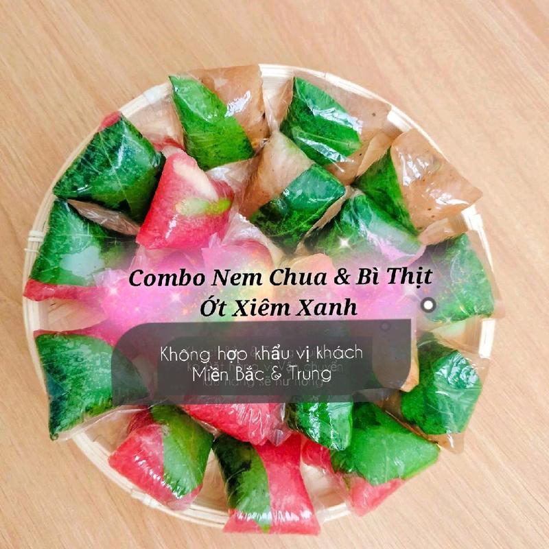 [  Hộp 180g ] 5 Hộp NEM LAI VUNG - BÌ THỊT ỚT XIÊM XANH  _ Đặc Sản Miền Tây  Food