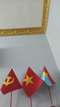Product Review of Cờ Vẫy Lá Cờ Việt Nam Cờ Đảng Cầm Tay Cán Gỗ Cán Nhựa Cờ Khai Giảng Cổ Vũ Lễ Hội Sự Kiện from Z**🥖 0