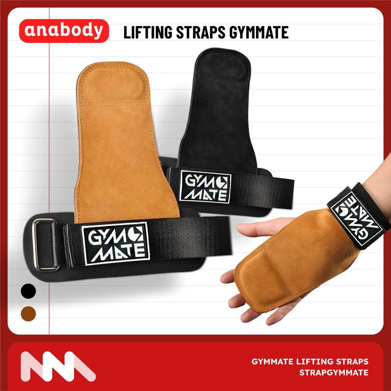  Bao Tay Tập Gym GYMMATE Chống Trơn Trượt Lifting Strap  Hỗ Trợ Các Bài Kéo Deadlift Lên Xà 