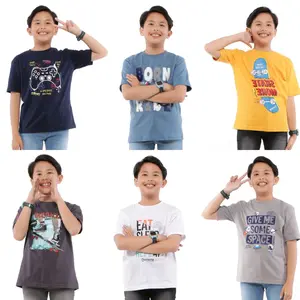 Kaos Anak Laki Lengan Pendek Usia 5 Sampai 14 Tahun Fashion