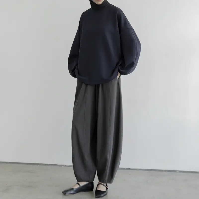 Sabamodest - Puffy Blouse - Atasan Puffy Blouse Sweater Wanita 3