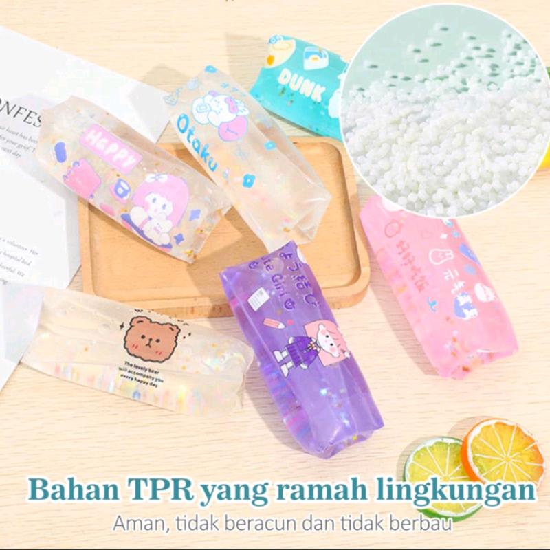 CATCH THE MONSTER JELLY / WATER SNAKE TOYS MAINAN ANAK JELLY MONSTER AIR SQUISHY 3