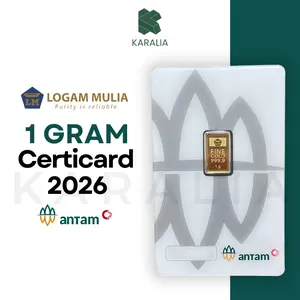 Emas Antam 1 Gram LM Logam Mulia Antam 1 Gram Sertifikat Terbaru