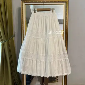 Uniqcloth - Embroidery Skirt Big Size Rok Katbol Wanita