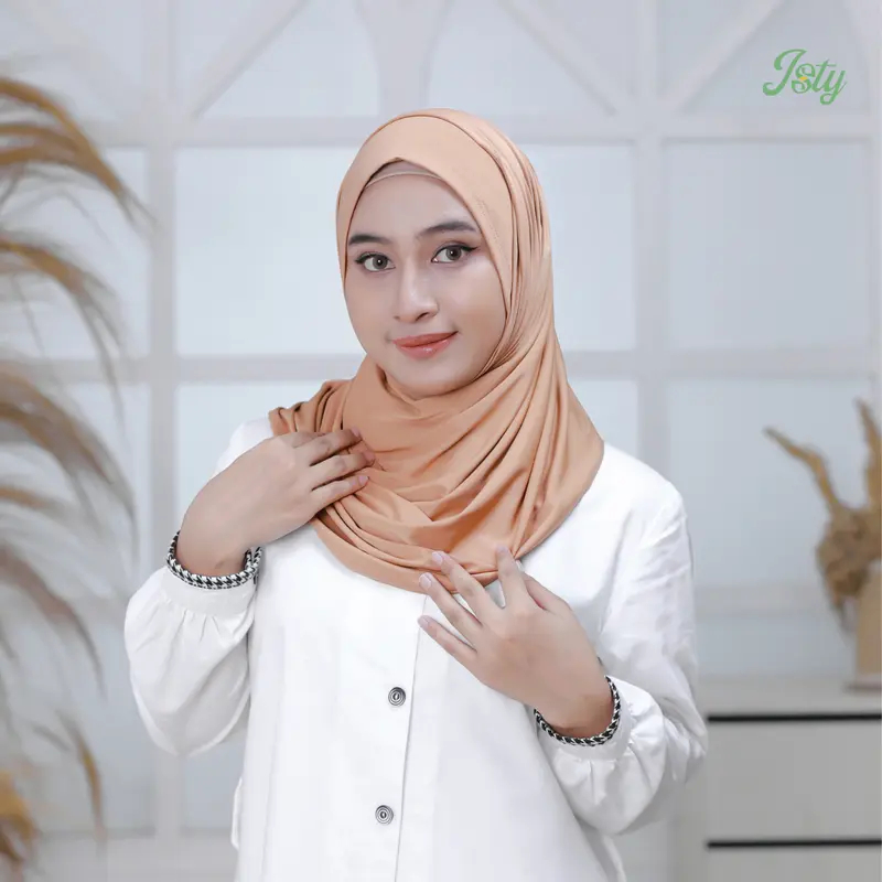 ISTY Hijab Official-zahra hijab khimar non ped jumbo bahan jersey premium 3