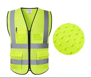 ROMPI SAFETY REFLEKTIF JARING - SAFETY VEST PROYEK JARING PENGAMANAN KESELAMATAN 5 SAKU