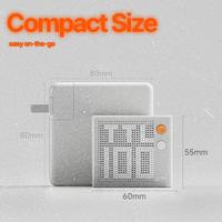 Gambar SHARGE Adaptor Kepala Charger GaN Pixel 100W USB A Type C Fast Charging for iPhone iPad Samsung Laptop Wall Charger - Gray dari Sharge Indonesia official Kota Administrasi Jakarta Barat 5 Tokopedia