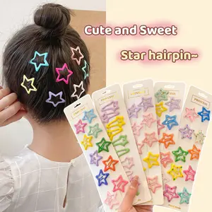 Jepit Rambut Bintang Premium Motif Bintang untuk Anak-anak dan Dewasa Pilihan Motif Menarik Harga Grosir Cocok untuk Dijual Kembali hair Clips | jepit rambut bintang gliter jepit rambut polca kecil mini jepitan volly