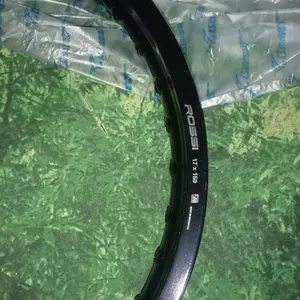 VELG ROSSI WM RING 17 HITAM GLOSSI GILAP UKURAN 120,140,160,185,215 RING 17 Accessories Motorcycle