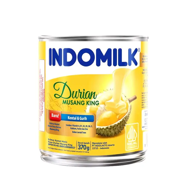 indomilk durian musang king kaleng susu kental manis 0