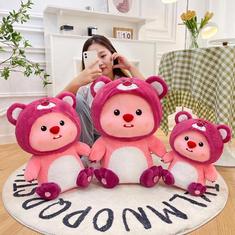 Gấu Bông Hải ly Loopy Lotso Siêu Đáng Yêu Gấu bông ANVIHOME  Chất Liệu Mềm Mịn 100% Bông Gòn 15D An Toàn Cho Bé Yêu Thích