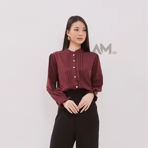 AM.inDesign - Hae Rin Shirt / Top Cotton Madonna / Atasan Wanita / Fashion Hijab Muslim Katun