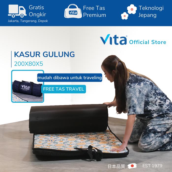 Gambar KASUR GULUNG VITA - 200X80X5 dari Vita Foam Kab. Tangerang 4 Tokopedia