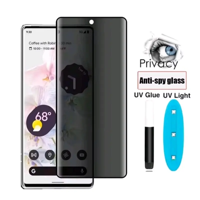Tempered Glass UV Anti Spy untuk SAMSUNG S22 ULTRA/S23 ULTRA/S24 ULTRA - Pelindung Layar Lengkung SAMSUNG S22 ULTRA/S23 ULTRA/S24 ULTRA - Protector Privasi Smartphone Privacy 4