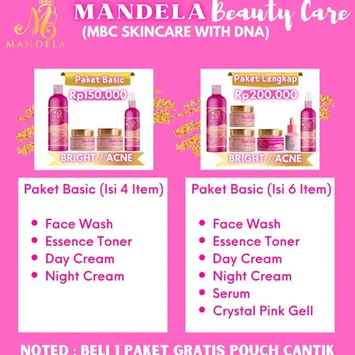 FREE GIFT PAKET MANDELA BEAUTY CARE WHITENING