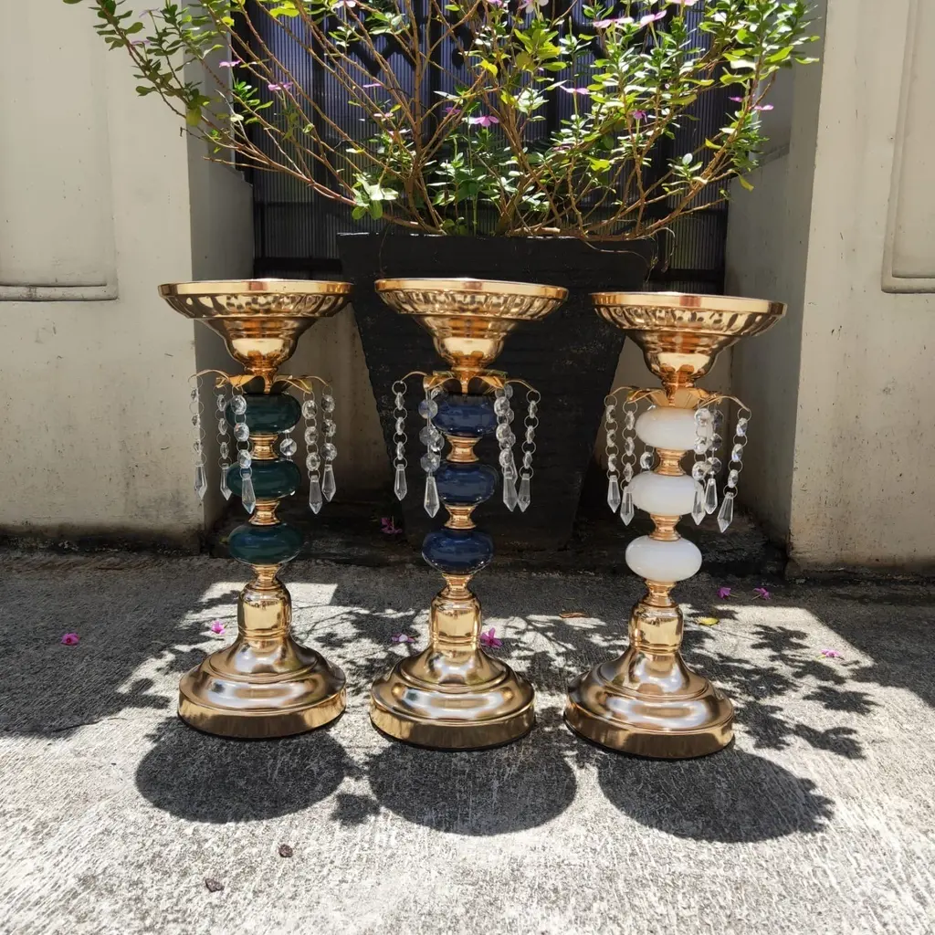 Tempat Lilin Modern / Hiasan Rumah Tangga / Tempat Lilin Hiasan Pajangan