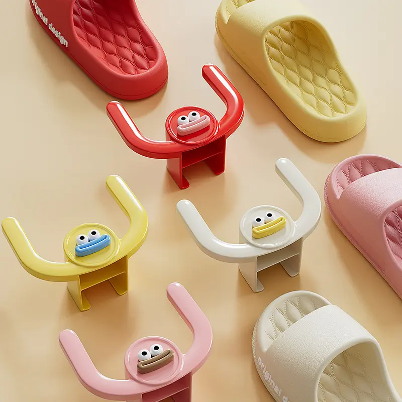 Giá Để Giày, Thiết Kế Sáng Tạo, Treo Tường, Không Cần Khoan, Sắp Xếp Sandal, Đa Năng, Kệ Đựng Đồ Trong Phòng Tắm, Thích Hợp Cho Khu Vực Vòi Hoa Sen, Giá Phơi Đồ 2