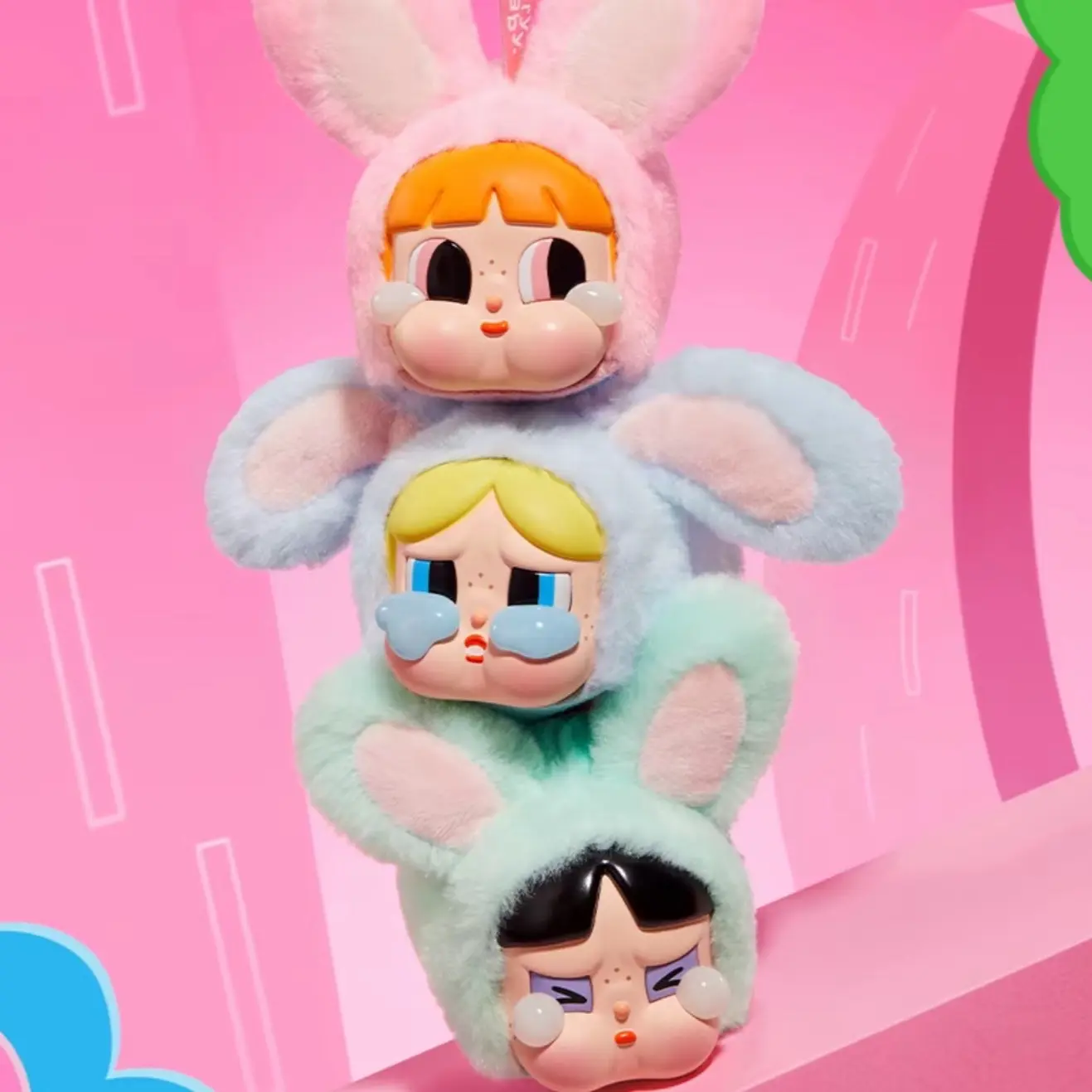 CRYBABY X POWERPUFF GIRLS FACE PLUSH