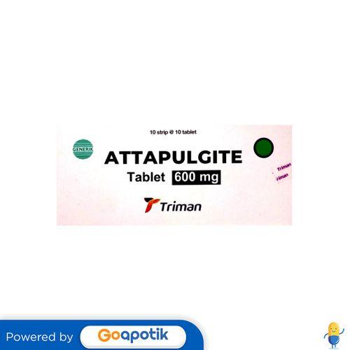 ATTAPULGITE TRIMAN 600 MG BOX 100 TABLET