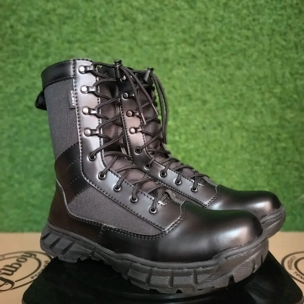 COD Sepatu PDL Jatah Boots Safety Reseleting Sol Karet Ujung Besi