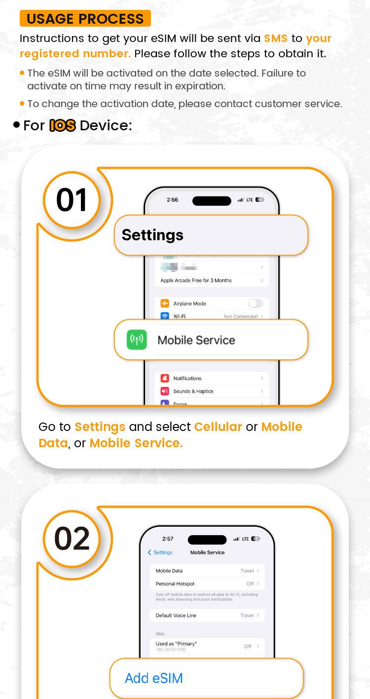Product Introduction of NPN Travel Voucher for South Korea embedded SIM 3-15Days Daily 500MB-8GB Unlimited Data (Physical Voucher) 1