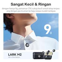 Gambar Hollyland Lark M2 Mic Wireless dengan Charging Case - Lightning dari Hollyland Indonesia Kota Administrasi Jakarta Pusat 2 Tokopedia